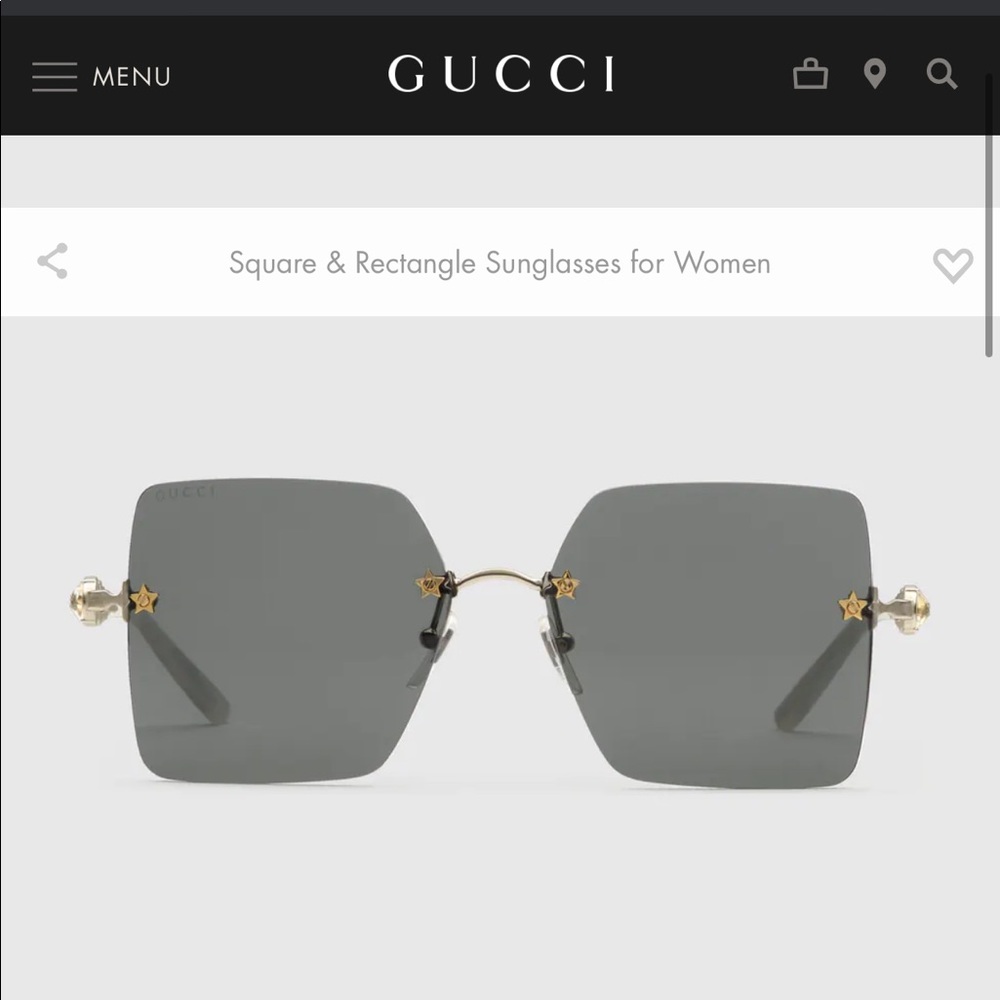 Gucci Square Sunglasses - Picture 7 of 8
